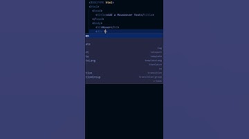 Mouseover text with div #shorts