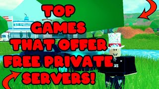 Top Roblox Games That Offer FREE Private Servers! screenshot 2