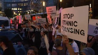 Protesters arrested in NYC during rally calling for end of humanitarian crisis in Gaza Strip