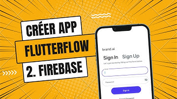 Guide Débutant #FlutterFlow  2/? : Firebase