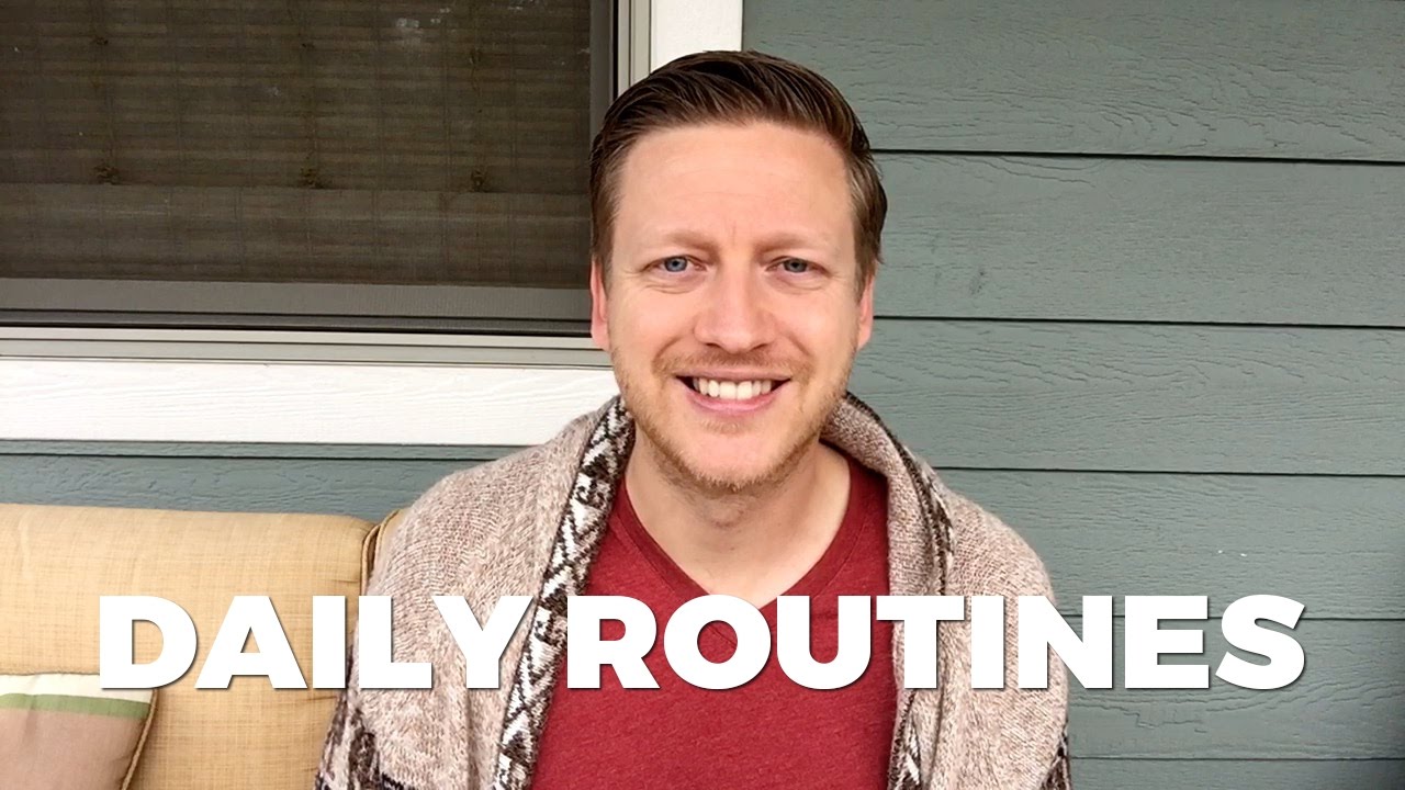 English Lesson: Daily Routine Using Would (Real Examples) english listening practice application