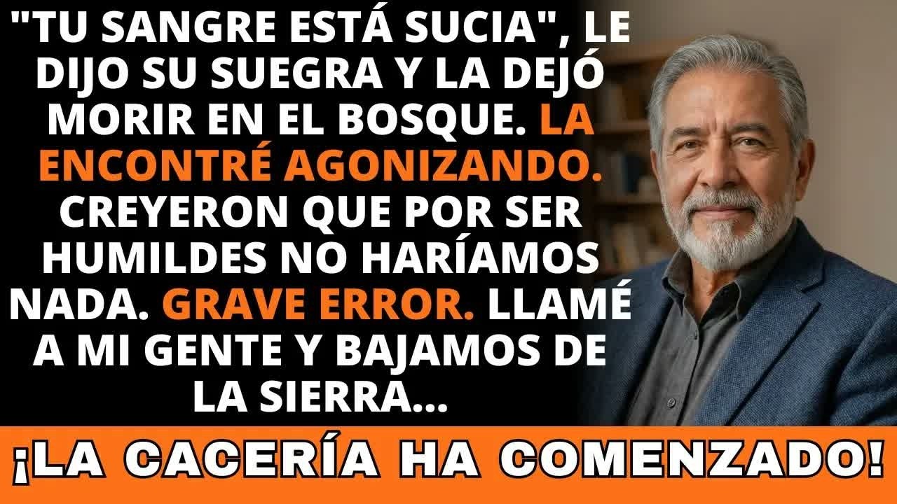 Encontré a mi hija agonizando en el bosque al amanecer. Abrió los ojos y susurró: "Fue ella. Doña Catalina. Dice que mi sangre está sucia." Esa frase me heló. Mi esposa era indígena, y para la...
