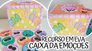 Recurso Pedagogicos em eva CAIXA DAS EMOÇÕES!! /artesemimosemeva
