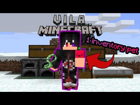 PRIMEIRO INVENTORY PET | Vila Minecraft #02