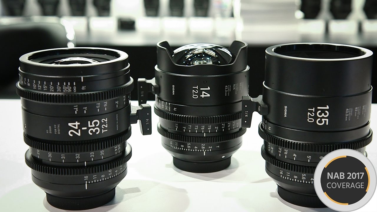 HandsOn with the Latest Sigma Cine Lenses YouTube