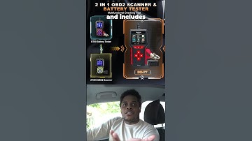 Comparison: Professional car diagnostic tool showcased in car,  #obd2 #tiktok #batterytester