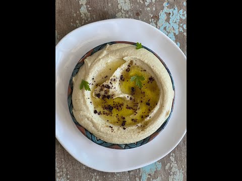 🤩 Hummus Mezze Recipe | Turkish Mezze Series -5- #shorts