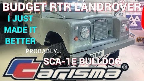 Carisma  SCA-1E Budget Landrover I just made it better probably ….
