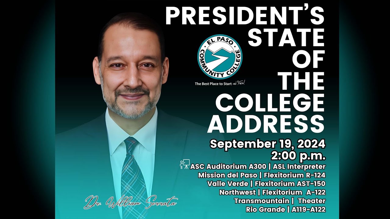 College Address President's State of the College Address | September 19, 2024 at 2:00 p ...