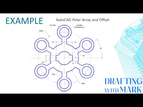 AutoCAD Polar Array