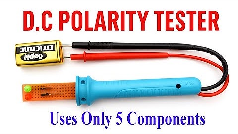 “How to Make Your Own DC Polarity Tester at Home | Simple DIY Tutorial”