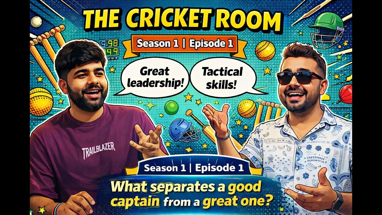 What Separates a Good Captain from a Great One? | The Cricket Room S1 EP1 | 