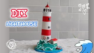 Made a Lighthouse Using Trash 😳 | DIY Art