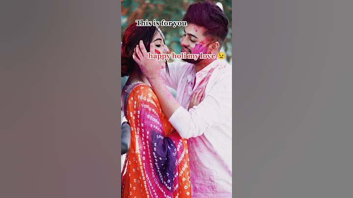 happy holi my love ❤️