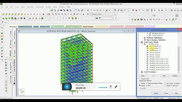 RESPONSE SPECTRUM ANALYSIS IN STAAD PRO USING CODE IS 1893-2002/2005