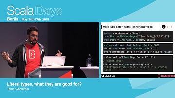 Literal types what they are good for by Tamer Abdulradi