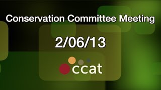 Carver Conservation Committee (2/06/13)