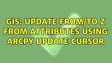 GIS: Update from/to Z from attributes using arcpy Update Cursor