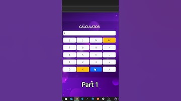 how to create a calculator using react js || part 1 #shorts #react #coding #html #css #tranding