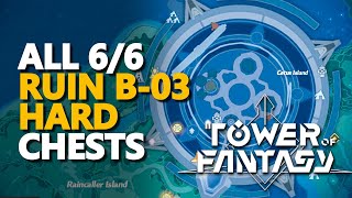 Ruin B-03 Hard Chests Tower of Fantasy All 6/6
