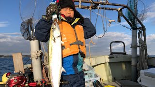 新年初釣り 北九州 遠征 落とし込み釣り ブリ・サワラ