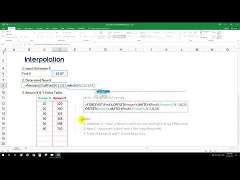 Video: Heeft Excel een interpolatiefunctie?