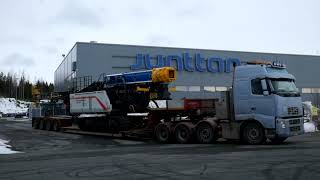 Junttan Pmx22 Piling Machine Transportation In Finland