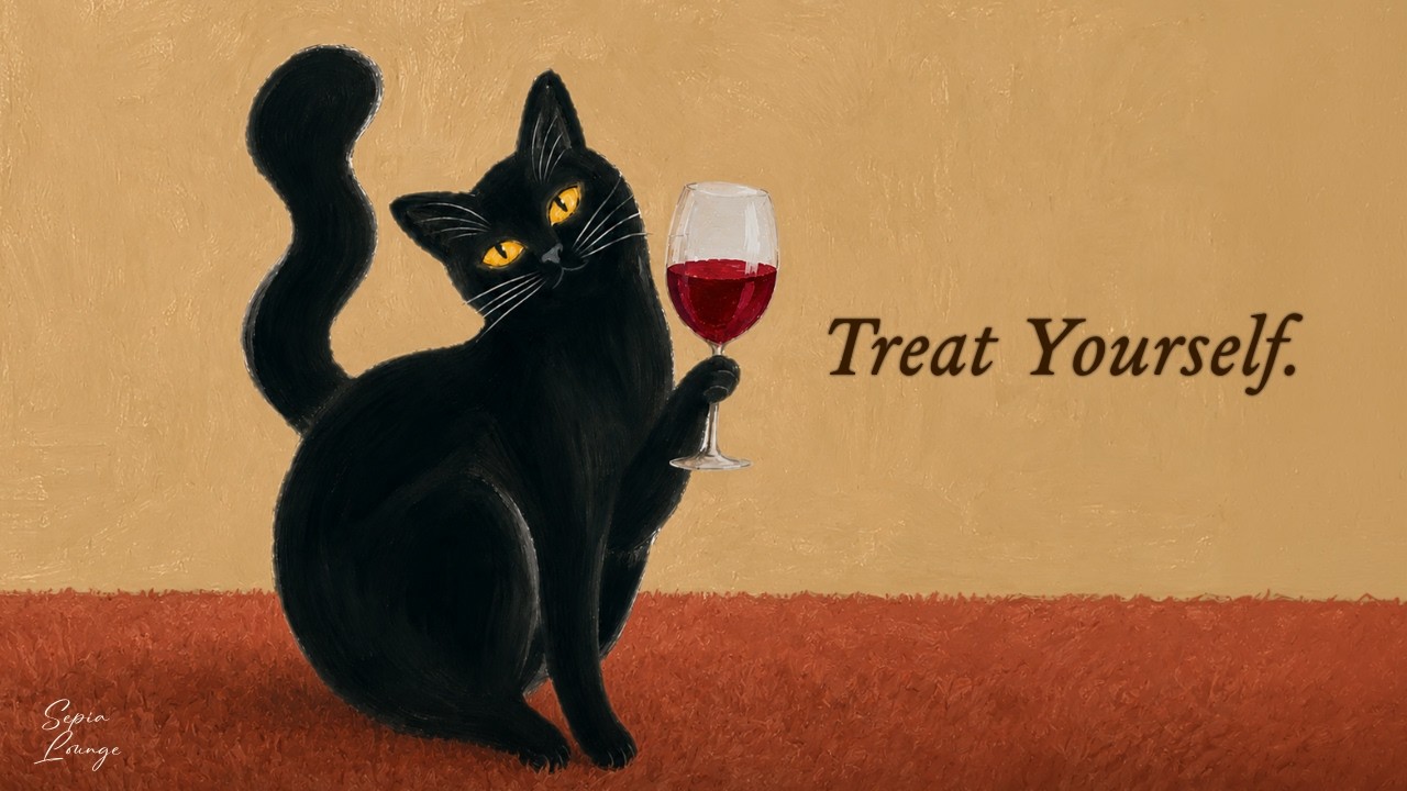 Watch Treat Yourself. – Relaxing Vintage Noir Jazz with a Black Cat on YouTube Watch Treat Yourself. – Relaxing Vintage Noir Jazz with a Black Cat on YouTube