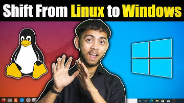How to Switch From Linux To Windows💻💥