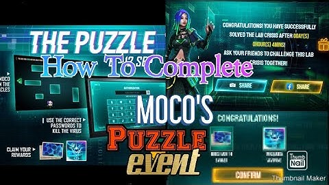 How to complete "MOCO