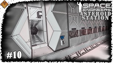 Testing A Room Design! | Asteroid Station | Space Engineers Time Lapse #10