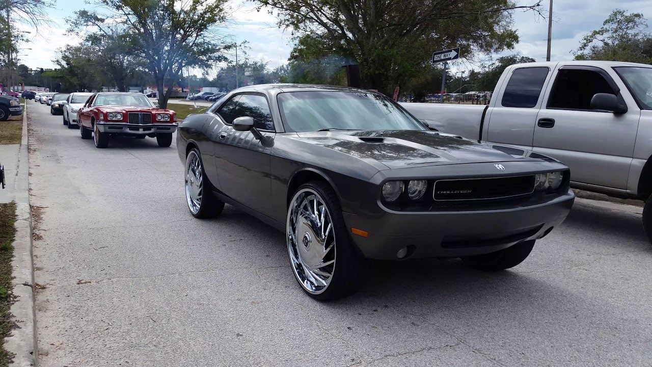 Check out this Custom Dodge Challenger Donk Florida whip at t... 