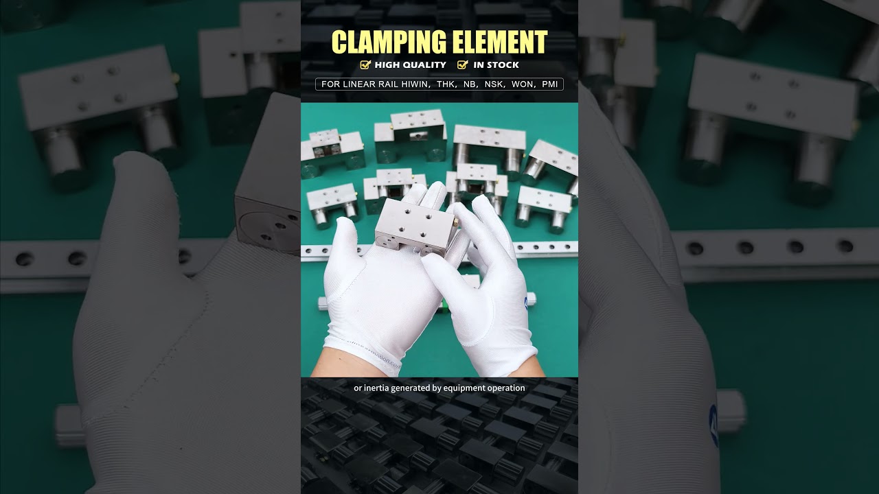 Linear rail clamping for lithium battery application  