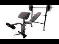 Marcy Standard Weight Bench Assembly Instructions