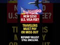 New $250 U.S. Visa Integrity Fee Explained