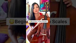 Beginner vs Pro Cello Scales shorts