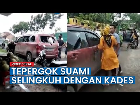 Kepergok Selingkuh Oleh Suaminya dalam Mobil, Kades di Rembang Dilabrak Massa, Avanza Dirusak