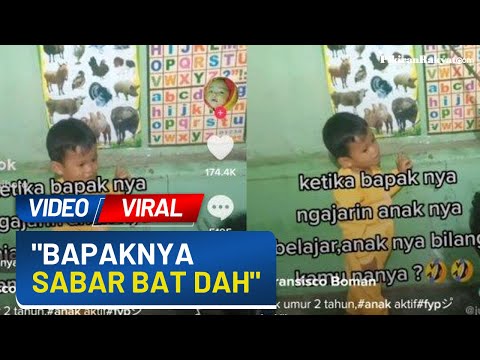 Viral! Video Tingkah Lucu Bocah Berkata \