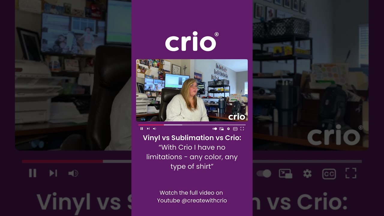 Any garment, any color, any time, ZERO maintenance. 😎 Garment decorating has never been easier! 😄