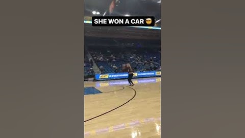 She hit EVERY shot to win a new car 😳👏 (via @nicolekornet/IG) #shorts