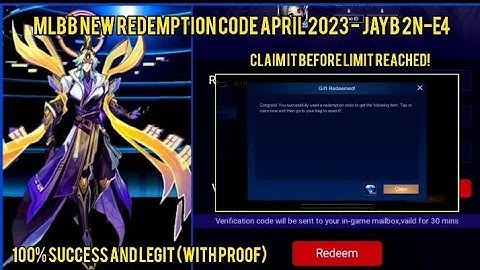 ML redeem code April 2 2023 - Mobile Legends New Diamond Redemption Code April 2023