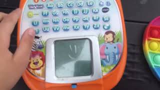vtech write and learn touch tablet on low batteries