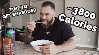 EVERYTHING I EAT IN A DAY PREPPING FOR THE OLYMPIA