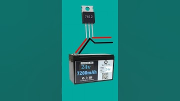 battery 24v to 12v converter  //24v to 12v converter circuit diagram #shortvideo