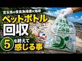 ペットボトル回収 5を終えて感じる事【ビーチクリーン】ひとりでどこまで綺麗にできる?ペットボトル回収の記録【保良漁港】2026年5月30日