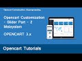opencart customization  slider part 2 malayalam