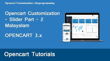 opencart customization  slider part 2 malayalam