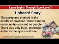 Learn English Through Story Level 3 | Graded Reader Level 3 | English Story|Unheard Story