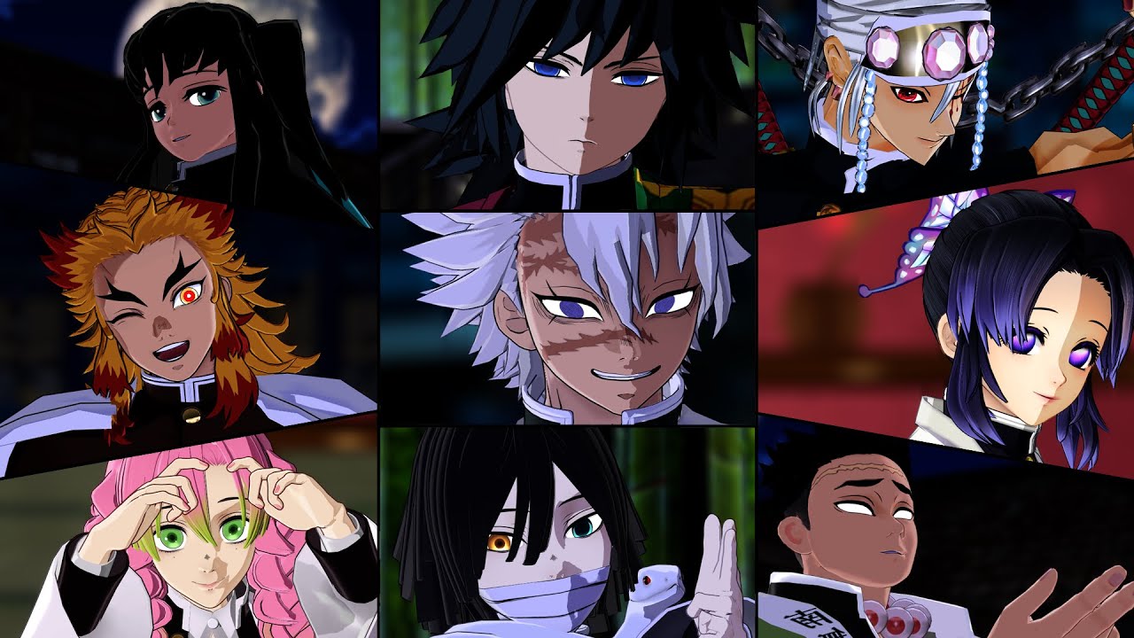 【鬼滅のMMD】紗痲【不死川実弥と柱達】