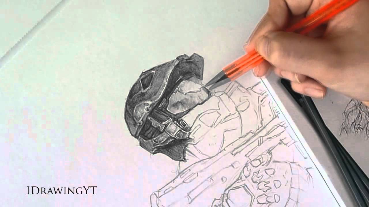 Master Chief Drawing